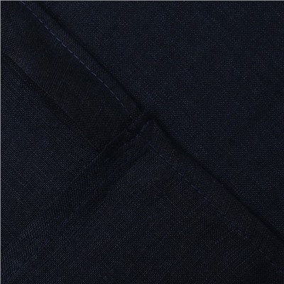 Комплект штор для кухни с завязками «Этель» Linen collection, 145×180 см-2 шт., 100% лён, 170 г/м²