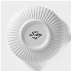 Миска Magistro Line, 350 мл, d=11.5 см, фарфор, белая