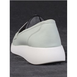 03-PDL 205-3 LT. GREEN Полуботинки женские (натуральная кожа)