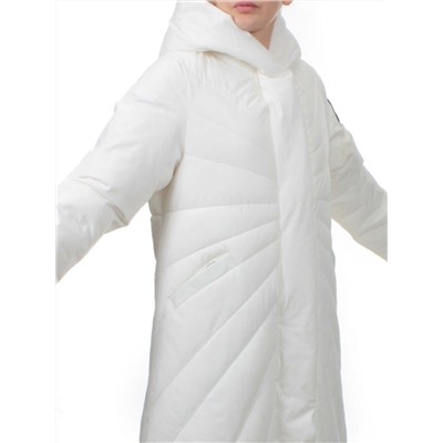 H265 WHITE Пальто зимнее облегченное женское (150 гр. холлофайбер)
