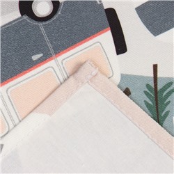 Полотенце кухонное новогоднее «Этель» Snow day 40×73 см, 100% хлопок, саржа 190 г/м²