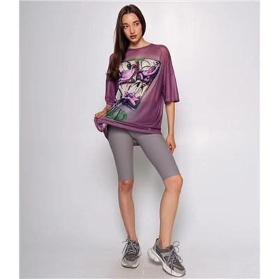 Футболка #КТ108 (5), лиловый