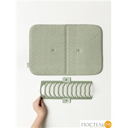 DOME ОДЕНС сер. Коврик с подставкой для посуды 35,5х46 см, 1 пр.