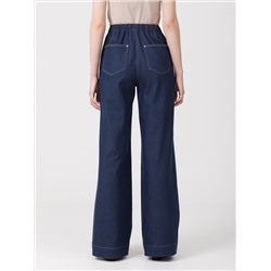 Джинсы сине-серые на эластичном поясе