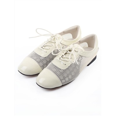 03-H17C-30NX LT. BEIGE Полуботинки женские (натуральная кожа)