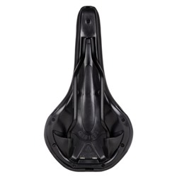 Седло велосипедное MTB COMIRON ROGLIC N776 270X145, Технологии: DW, ED. Верх: PU принтованный глянец, Цвет: Чёрный /уп 40/