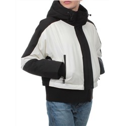 H24-381 BLACK WHITE Куртка зимняя женская (80% пух / 20% перо) M - 44 российский