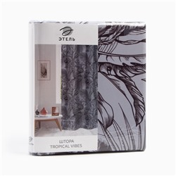 Штора блэкаут портьерная «Этель» Tropical vibes, 145×260 см
