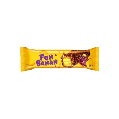 «Fun Banan», батончик, 35 г (упаковка 15 шт)