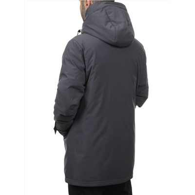 8891 DK. GRAY Куртка мужская зимняя облегченная (130 гр. холлофайбер)
