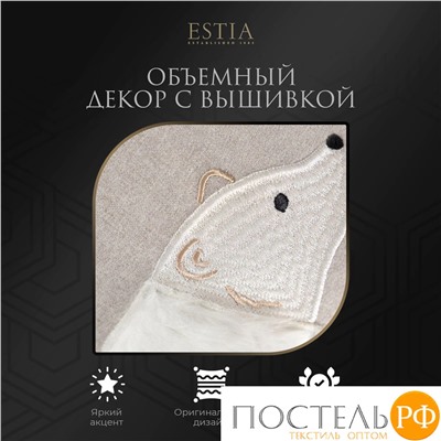 Estia НОРДИКО беж. Декоративная подушка 45х45, 1 пр., 100% полиэстер