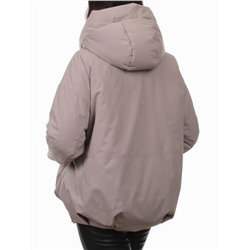 H24-816 DK. BEIGE Куртка зимняя женская (150 гр. холлофайбер)