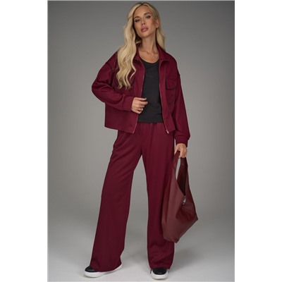 Костюм Лакоста (бордовый)