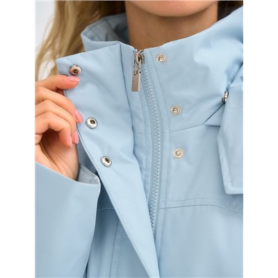 Плащ женский голубой