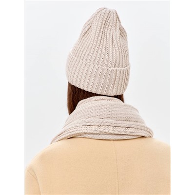 Шапка LEYA, Светлый беж