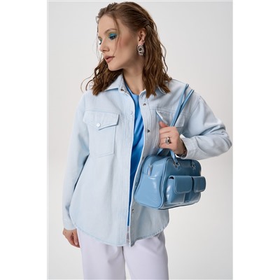 Рубашка Мишель (голубой)
