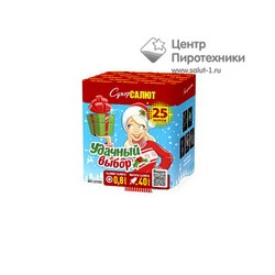 Удачный выбор (0,8"х25) (СС7253)СуперСалют