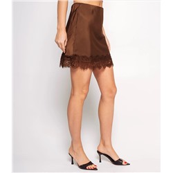 Юбка #КТ6827, шоколадный