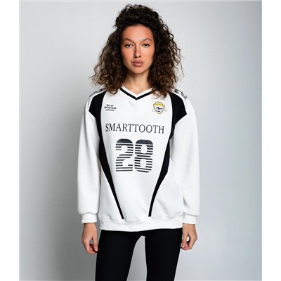 Свитшот #КТ028 (3), белый