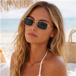 Очки солнцезащитные модные узкие, арт.007.405