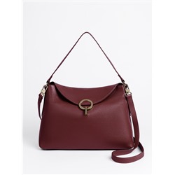 Женская кожаная сумка Richet 3282LG 839 Бордовый