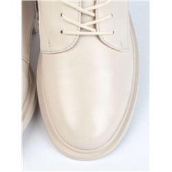 03-HP9956M BEIGE Полуботинки женские (натуральная кожа)
