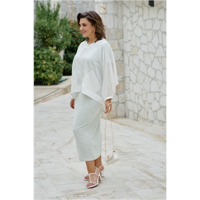 Блуза Vittoria Queen 28693бл молоко