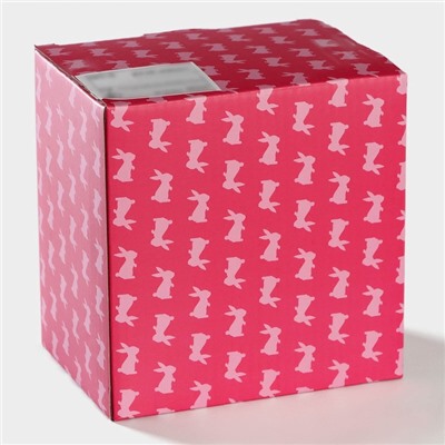 Молочник Доляна «Зайка», 450 мл, доломит, белый