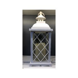 Светильник фонарь настольный 33 см черный / YR1411B /уп 24/от батареек