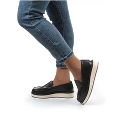 03-5060-2 BLACK Лоферы женские (натуральная кожа)