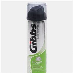 GIBBS Пена д/б 200мл. Sensitiv (белая)
