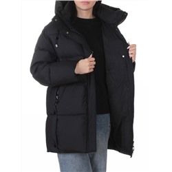 8888 BLACK Куртка зимняя женская оверсайз (200 гр. холлофайбер)