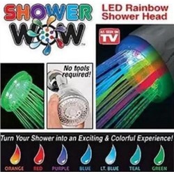 SHOWER WOW Светодиодная насадка контроля температуры для душа