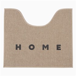 Набор ковриков для ванной Этель "HOME" 2 шт, 48х78 см, 40х45 см