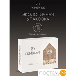 Prime Prive ЛАРС Плед беж-кор 140х200/10х2 см, 1 пр, 100% шерсть , 350 гр/м2