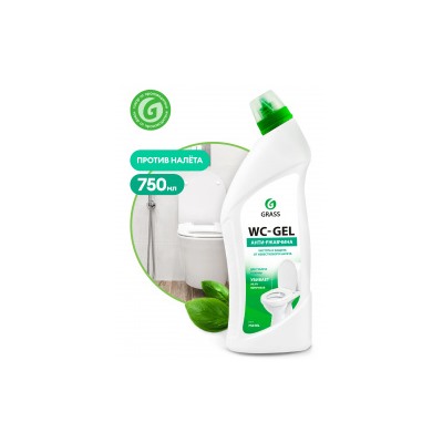 Средство для чистки сантехники "WC-gel" (флакон 750 мл)
