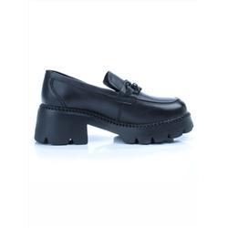 03-5936 BLACK Лоферы женские (натуральная кожа)