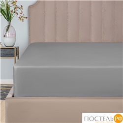 DOME ФАРОСТА сер Простыня 230х250 (см), 1пр., хл/сат