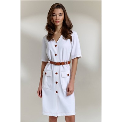 DiLiaFashion 0822 белый, Платье
