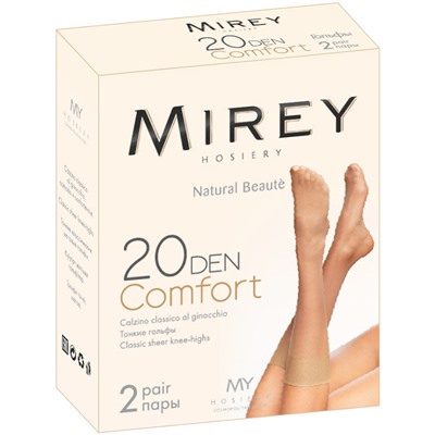 МИРЕЙ гольф. COMFORT 20 NEW (2 пары)