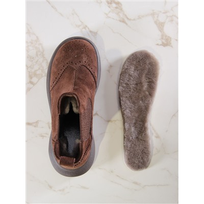 Челси ED'ART 332.927'br. Коричневая замша