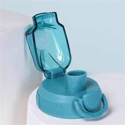 Бутылка для воды спортивная Woohooo H2O цвет Light Blue 850 ml/ уп60
