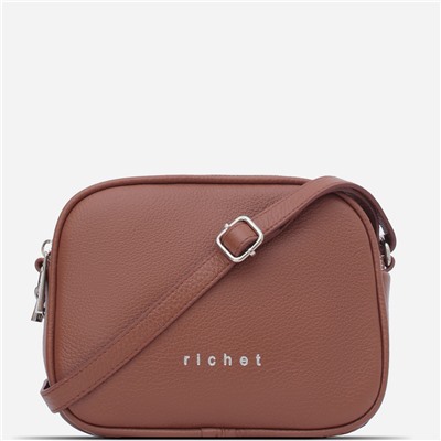 Женская кожаная сумка Richet 2819LN 662 Рыжий