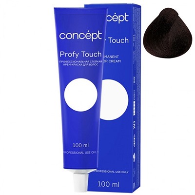 CONCEPT Profy Touch Стойкая крем-краска для волос 5.77 интенсивный темно-коричневый 100 мл