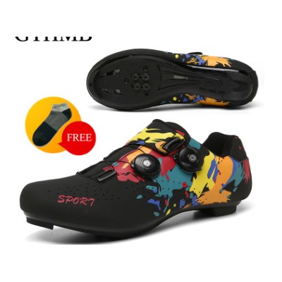 Велосипедные туфли Road 11. 37-44 size, Технологии: Нано кожа, Нейлон, Пластиковая подошва, Цвет: Черный камуфляж (37)
