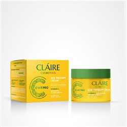 Claire cosmetics C-VIT PRO Крем для лица AGE THERAPY Антивозрастной эффект с пептидным комплексом 50мл