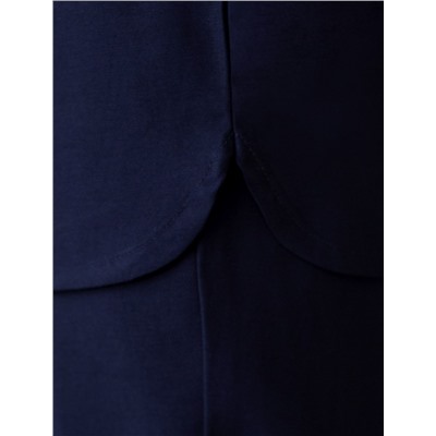 Свободная блузка с вырезом лодочка из плотного лиоцелла