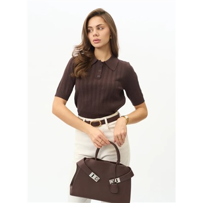 Джемпер-поло (вязаный трикотаж)