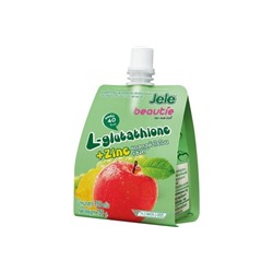 Сок желе с L-глутатионом и цинком со вкусом фруктового микса от Jele Beautie L-glutathione and Zinc Mixed Fruit 140 гр