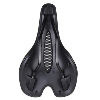Седло велосипедное MTB COMIRON HINAULT M039BK 250X155, Технологии: DW, ED. Верх: PU принтованный глянец/Цвет: Чёрный /уп 30/